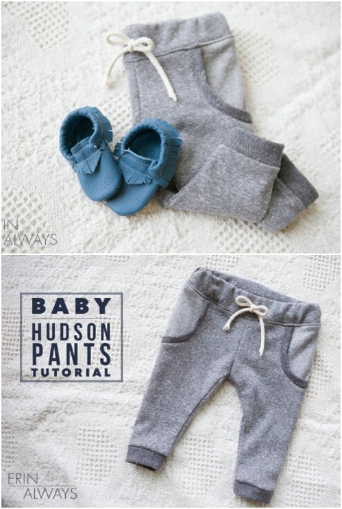 Easy Baby Hudson Pants Tutorial