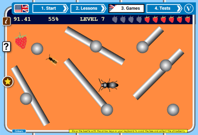 English game The beetle and the bee