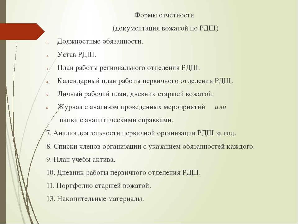 План работы старшего вожатого в школе на 2022 2023