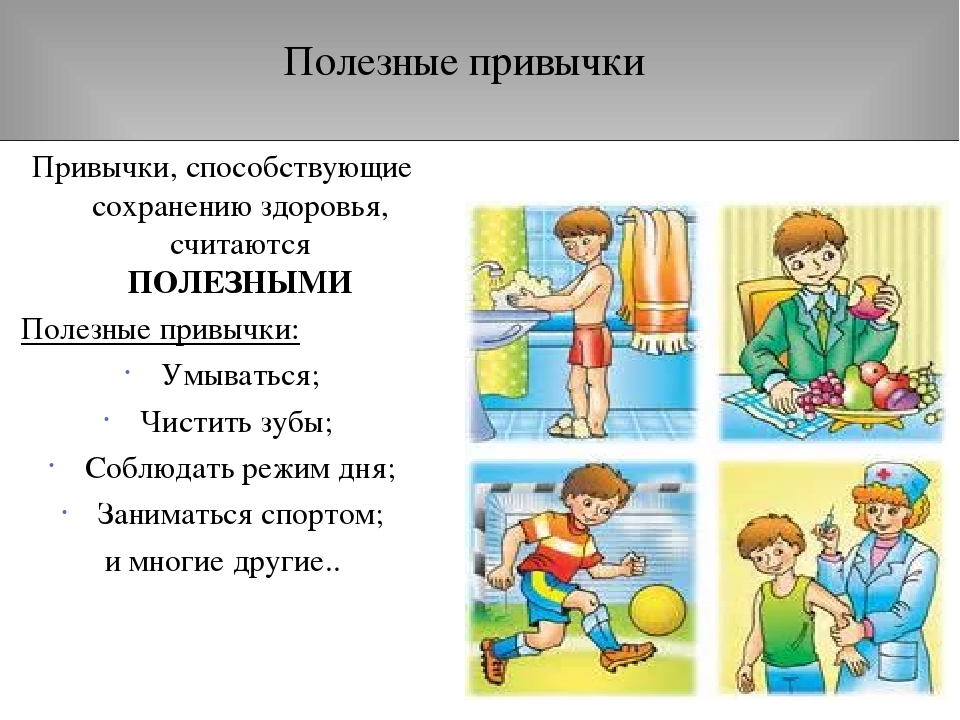 Проект полезные привычки