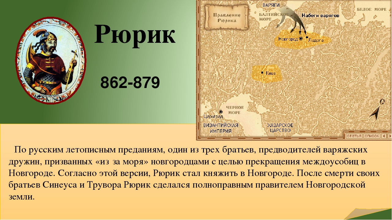 По преданию рюрика в новгород 862. Карта правления Рюрика. Правление Рюрика в Новгороде. Князь Рюрик карта. Возникновение древнерусского государства Рюрик.