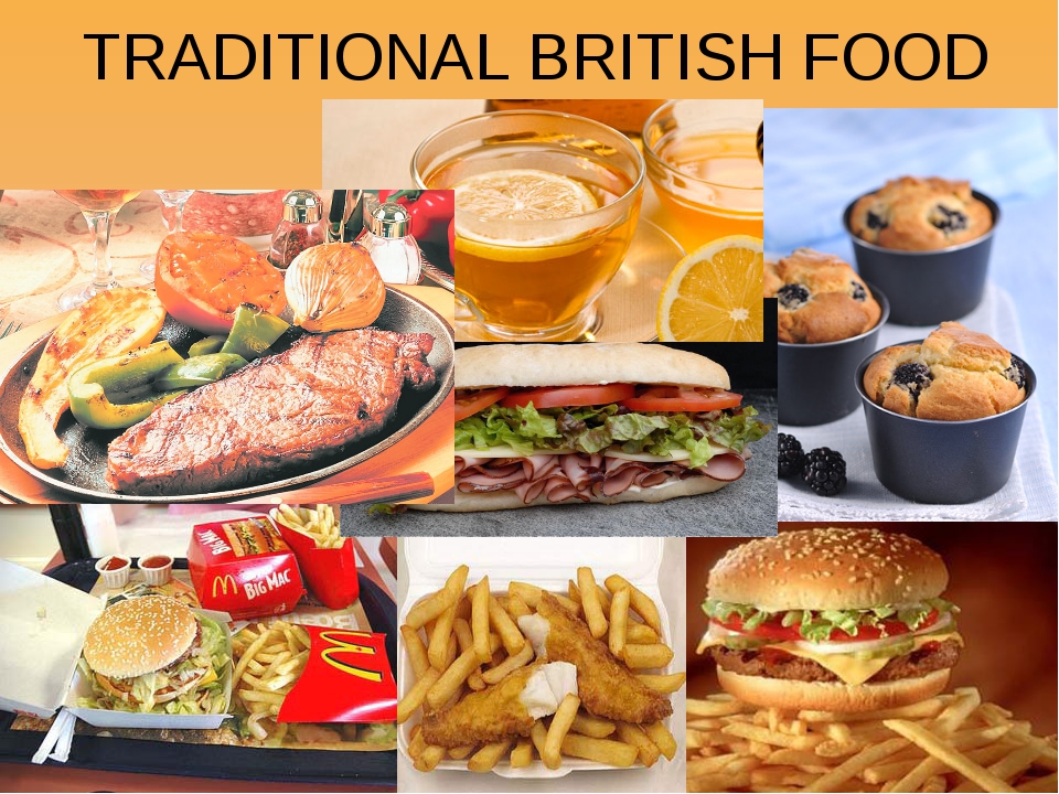 Оне еду. Традиционные блюда Великобритании коллаж. Traditional British food презентация. Национальная кухня Англии презентация. Еда в Британии коллаж.