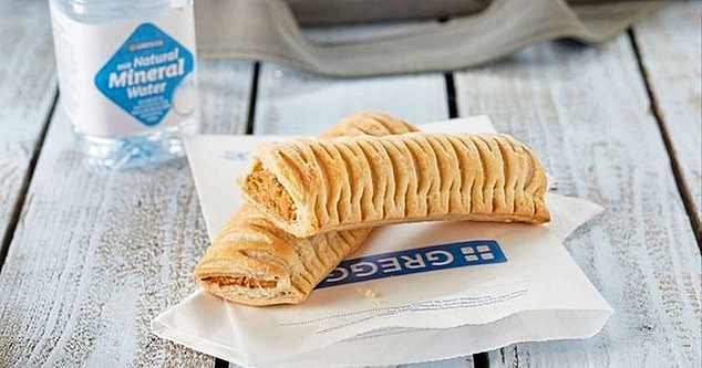 Greggs launched a vegan sausage roll (pictured) earlier this week.  Not everyone was pleased