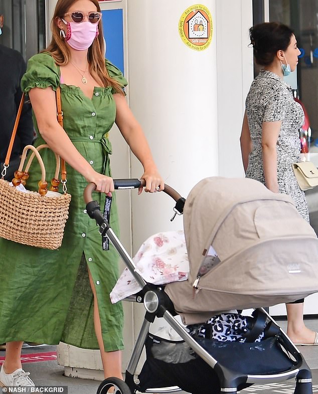 Candid: Millie Mackintosh stepped out after detailing her 