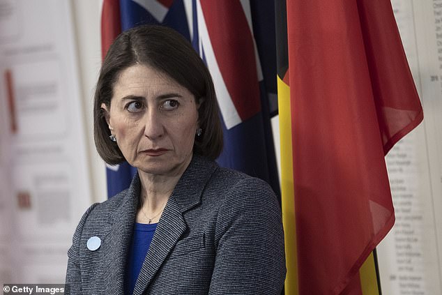 The NSW Government announced formals, dances and graduation ceremonies would be forbidden for the rest of term three due to the pandemic. Pictured: NSW Premier Gladys Berejiklian