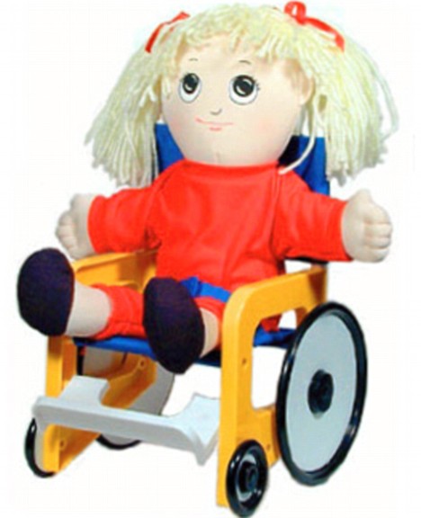 Wheelchair doll