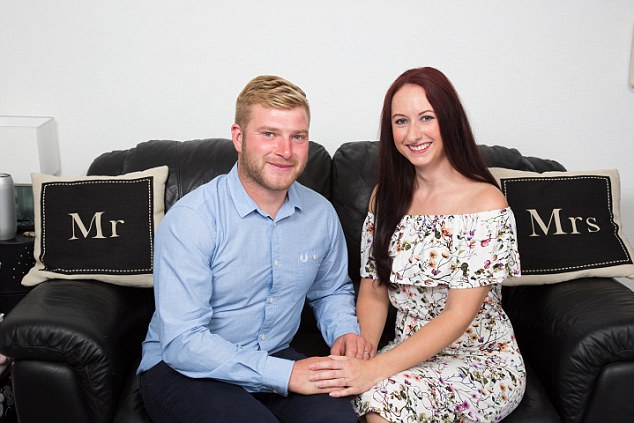 Kaylie Cooper, 31, an NHS support worker, and husband Ben, 28, a self-employed builder, from Ware, Hertfordshire, married last September and are too busy saving to have much sex