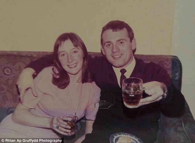 The couple went straight to London to work as teachers after qualifying in Sunderland (Pictured: Christine, 20, and Tony, 22, when first dating in 1966)