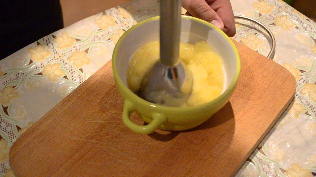 Приготовление фруктового пюре из яблок
