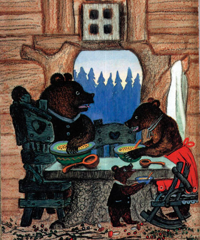 Сказка Три медведя - картинка 8