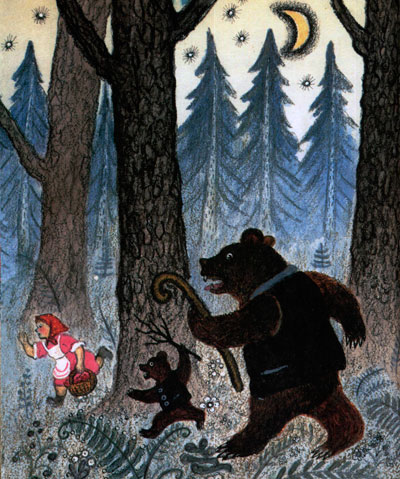 Сказка Три медведя - картинка 10