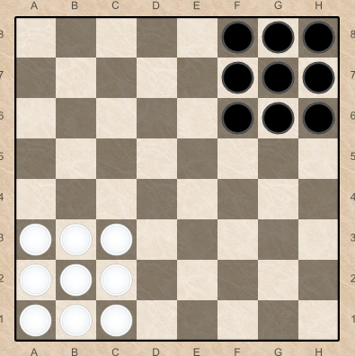 Правила игры в уголки шашки переместили все свои шашки