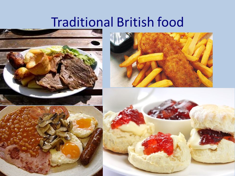 English cuisine презентация