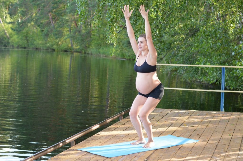 как снять отеки при беременности - упражнение 4