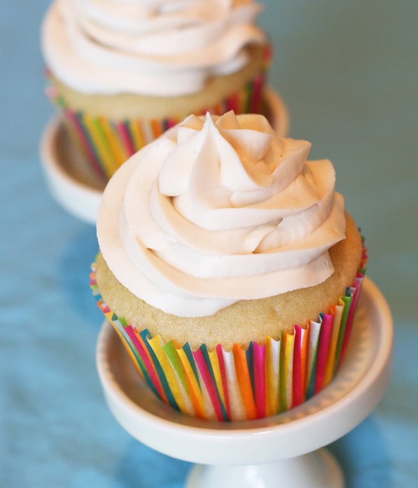 Gluten-Free Vanilla Cupcakes with Dairy-Free Buttercream