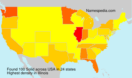 Surname Solid in USA