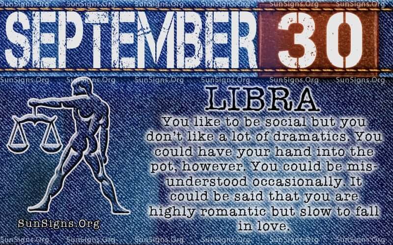 september 30 libra birthday calendar